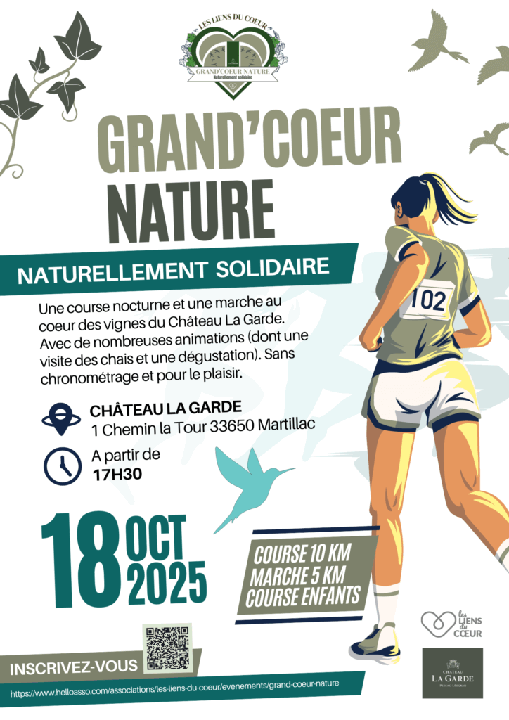 affiche grand coeur nature