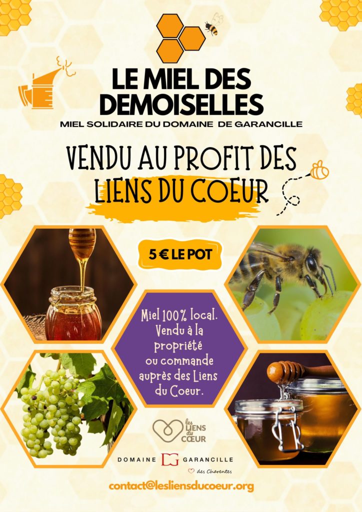 affiche annonce nouveau magasin vente produits miel colore moderne illustration photos formes
